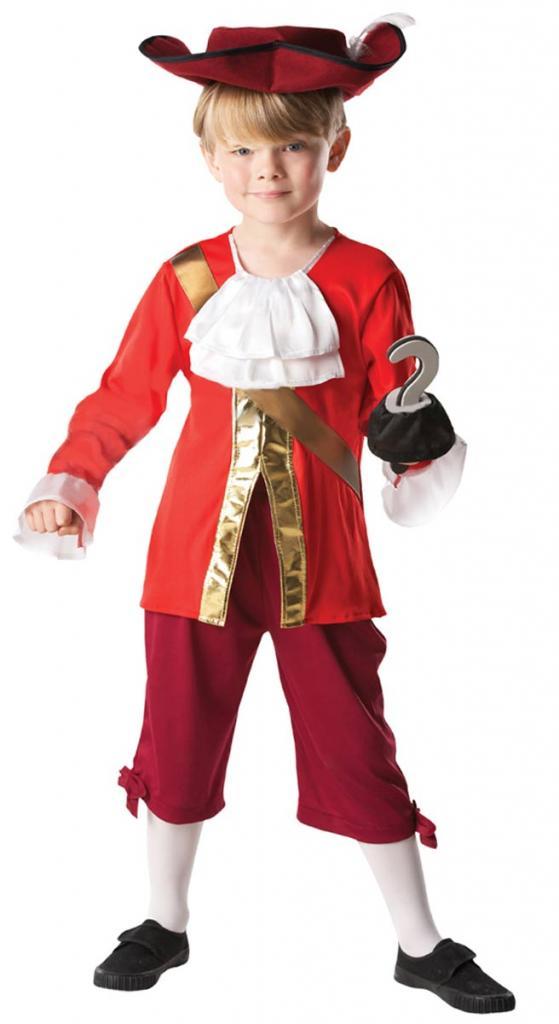 Jack and the Neverland Pirates Captain Hook Fancy Dress Costume for Boys by Rubies 880074 from a collection of Disney Costumes for children at Karnival Costumes online party shop