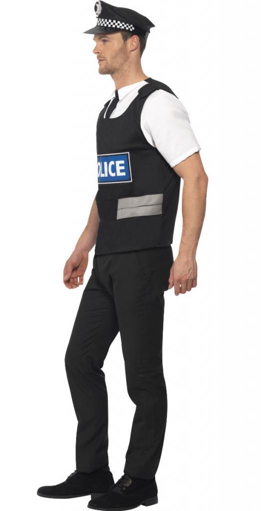 Affordable Instant Policeman Adult Fancy Dress Costume from Karnival Costumes