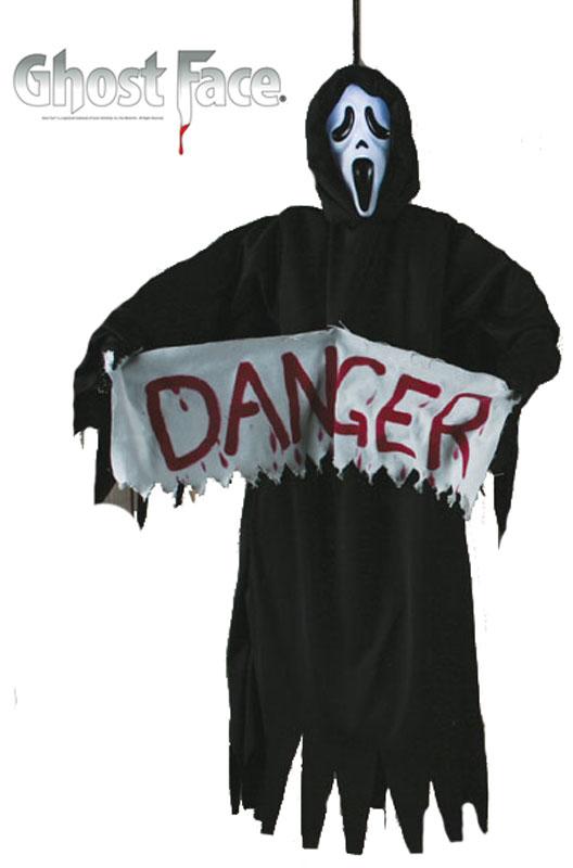Hanging Horror Light Up Scream Ghost Face by Fun World 91714GF available here at Karnival Costumes online Halloween party shop