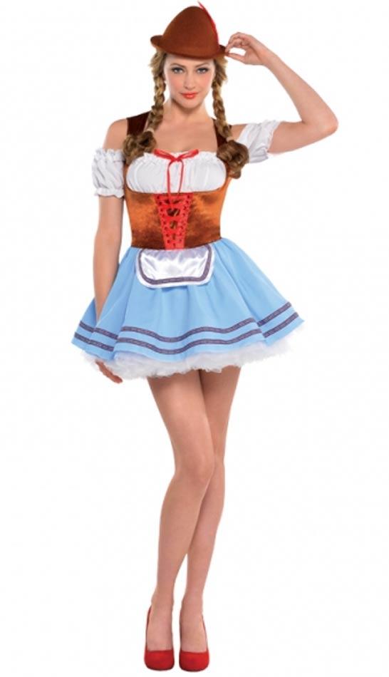 Bavarian Oktoberfest Woman Fancy Dress Costume from Karnival Costumes