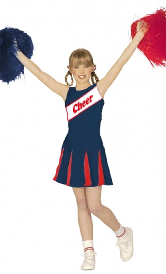 Cheerleader Fancy Dress Costume for Children by Widmann 0307 available at Karnival Costumes
