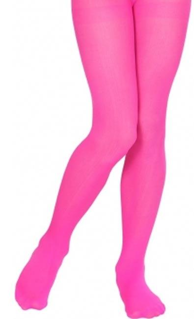 Children's Magenta Pink Tights by Widmann 2054M from Karnival Costumes
