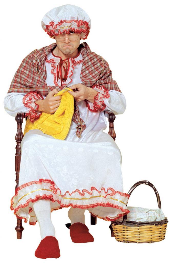 Grandmother Costume for Adults by Stamco 341126 and available in one-size from Karnival Costumes