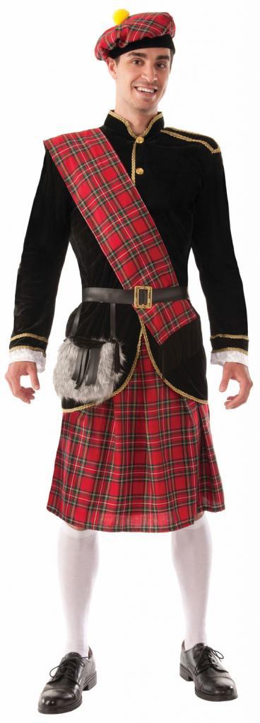Complete Scotsman Costume by Forum Novelties 74514 and available in the UK from Karnival Costumes