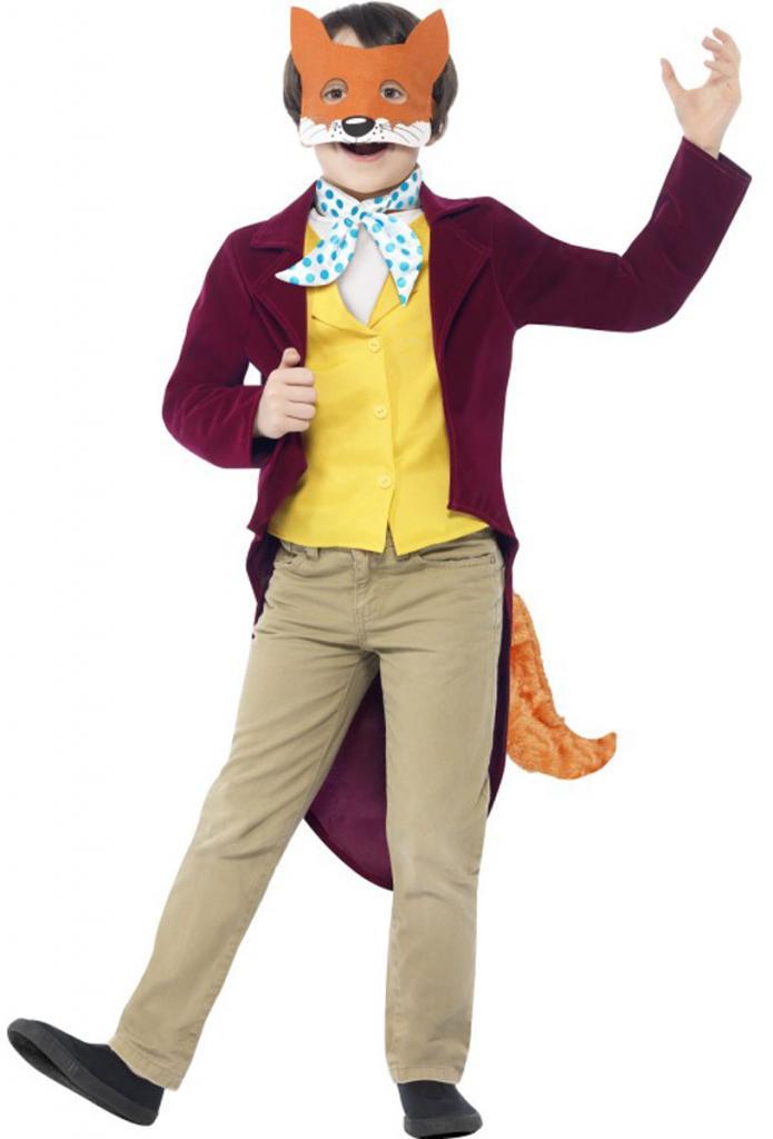 Fantastic Mr Fox Fancy Dress Costume for Boys by Smiffys 27143 and available i sizes medium and large from Karnival Costumes