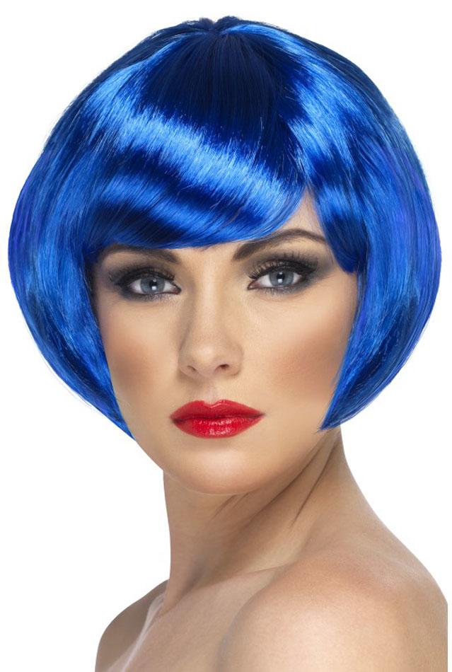 Babe Wig Electric Blue for ladies by Smiffys 42046 available from Karnival Costumes