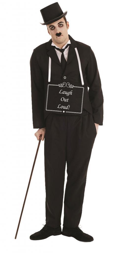 Male Silent Movie Star Costume in sizes medium, large and xl by Fun Shack 4146 available from Karnival Costumes online party shop