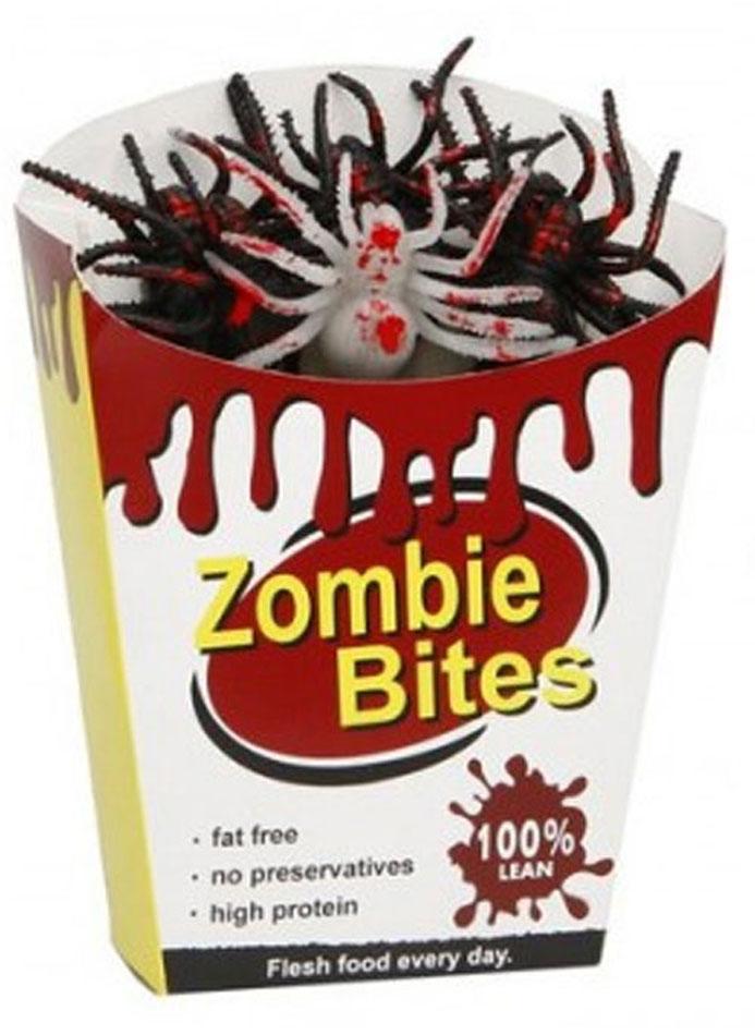 Halloween buffet table prop for treat or treat, Cone of Bloody Spiders 25942 available here at Karnival Costumes online Halloween party shop