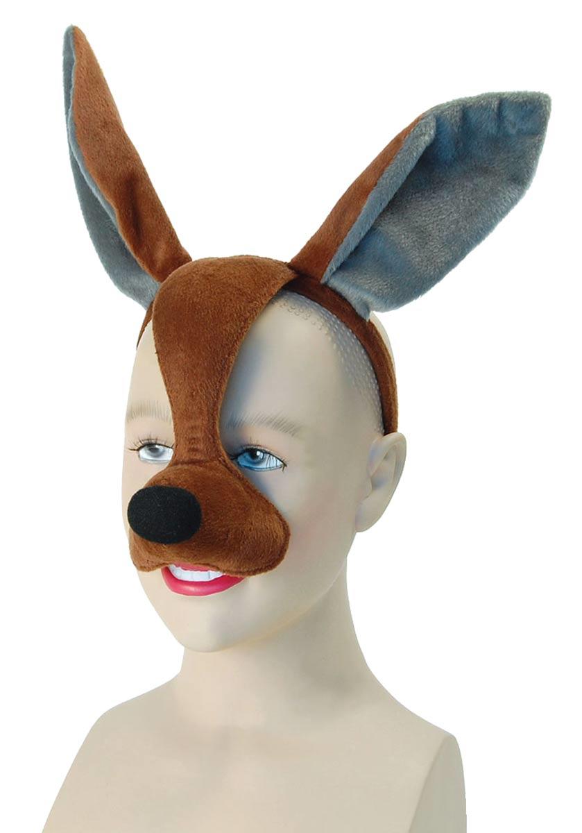 Kangaroo Mask with Sound by Bristol Novelties EM343 and available here at Karnival Costumes online party shop