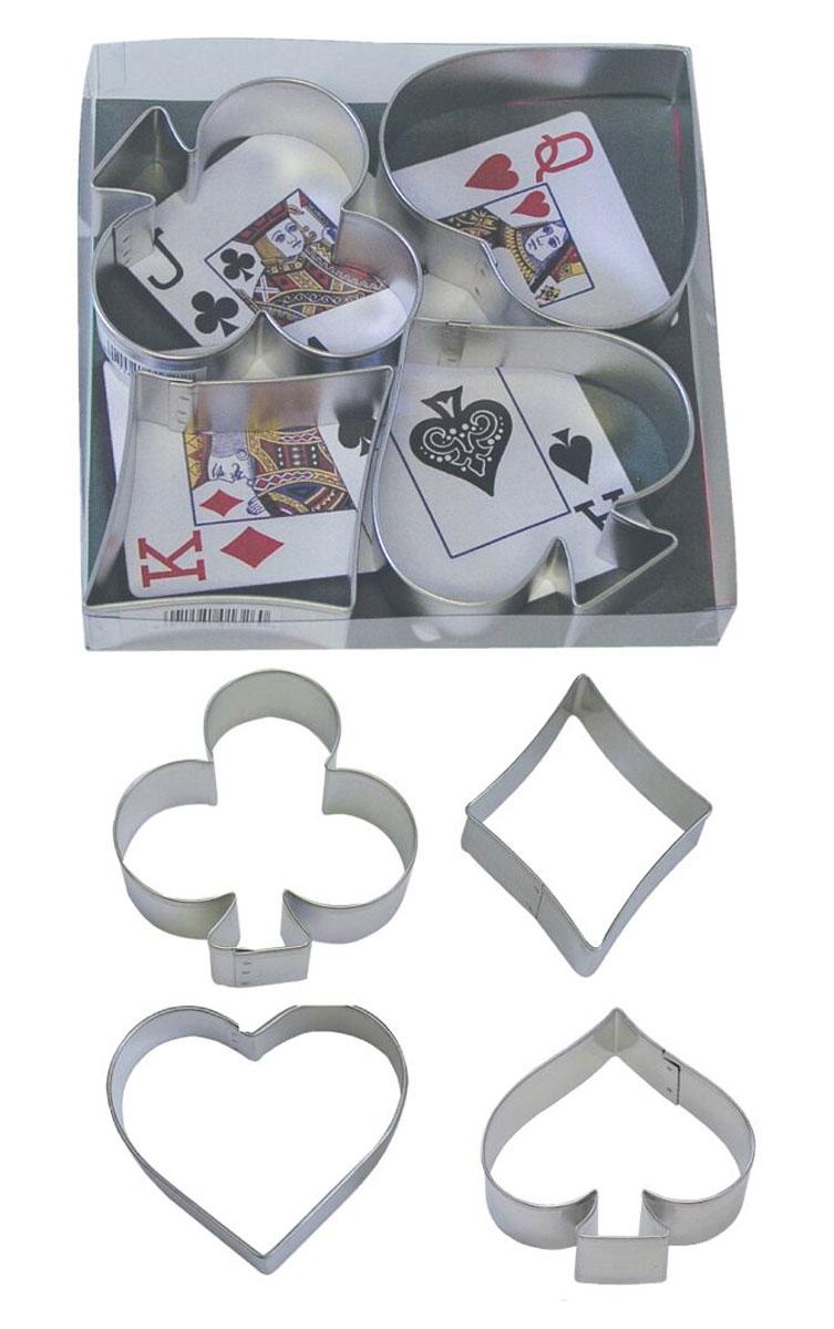 Card Night Cookie Cutter Set - 4pcs by Anniversary House K1865 and available here at Karnival Costumes online party shop