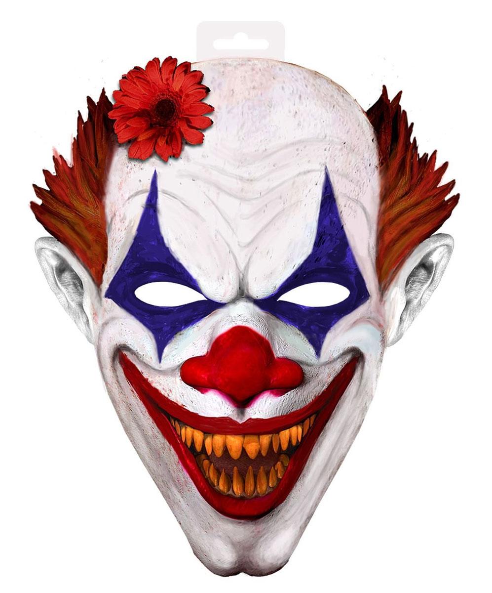 Horror Clown Mask - XXL EVA by Folat 61362 available in the UK here at Karnival Coistumes online Halloween party shop