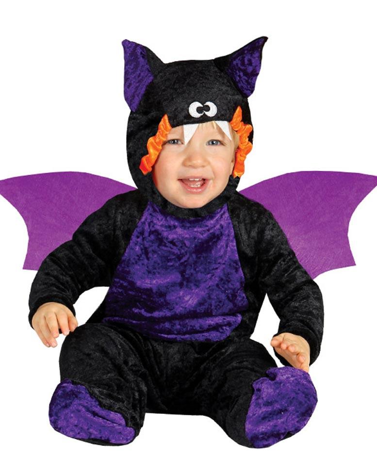 Baby Bat Fancy Dress Costume (ages 6-12 mths) by Guirca 85535 available in the UK here at Karnival Costumes online Halloween party shop