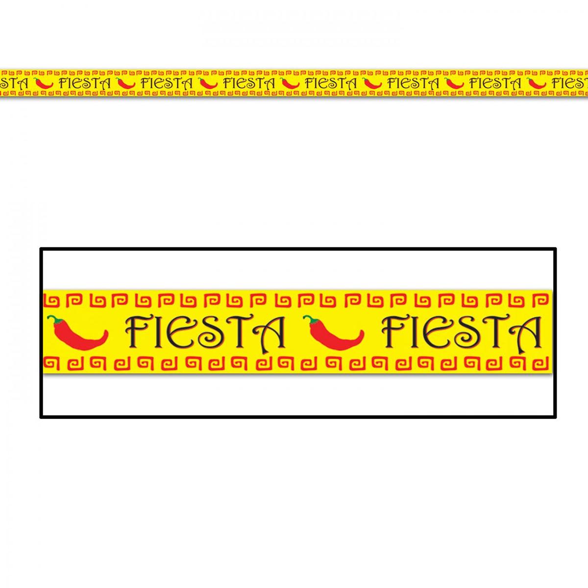 Fiesta Party Tape - 20ft All Weather party or barricade tape by Beistle 66126 available here at Karnival Costumes online party shop