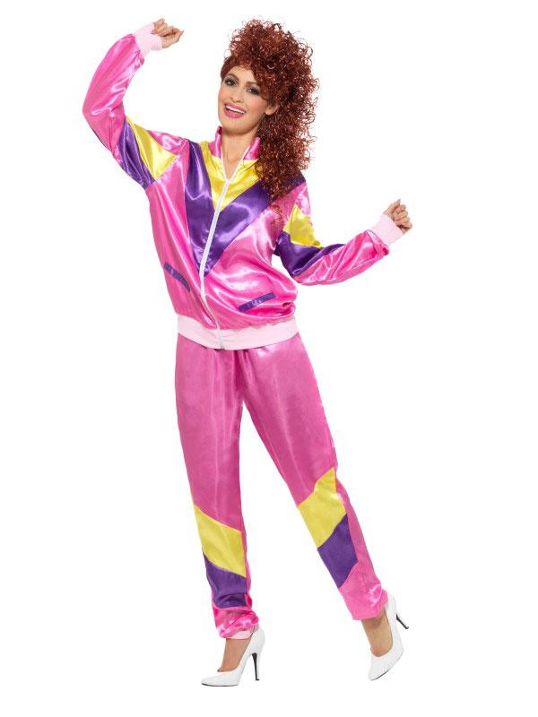 80'S Height Of Fashion Shell Suit Costume for Women by Smiffy 39660 available here at Karnival Costumes online party shop