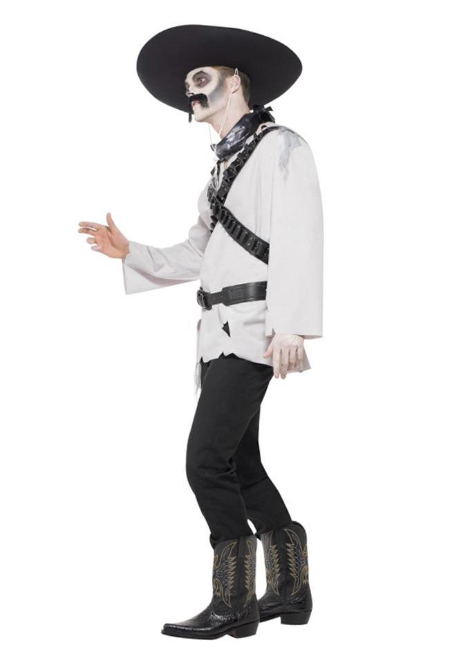 Halloween Ghost Town Mexican Bandit Costume for Adults by Smiffy 29530 available here at Karnival Costumes online party shop