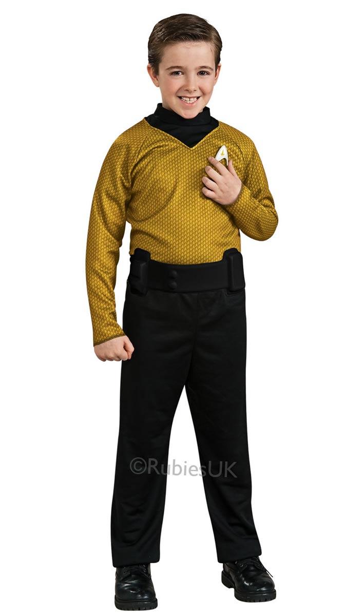 Boys Capt Kirk Star Trek Action Box Fancy Dress Costume by Rubies 8420 available here at Karnival Ciostumes online party shop