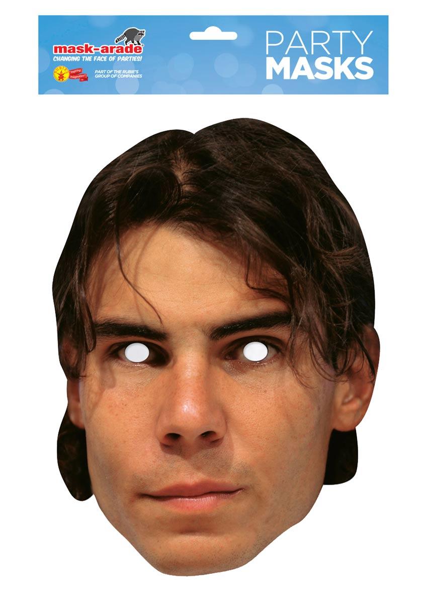 Rafael Nadal Celebrity Face Mask Tennis Ace by Mask-erade RNADA01 available here at Karnival Costumes online party shop