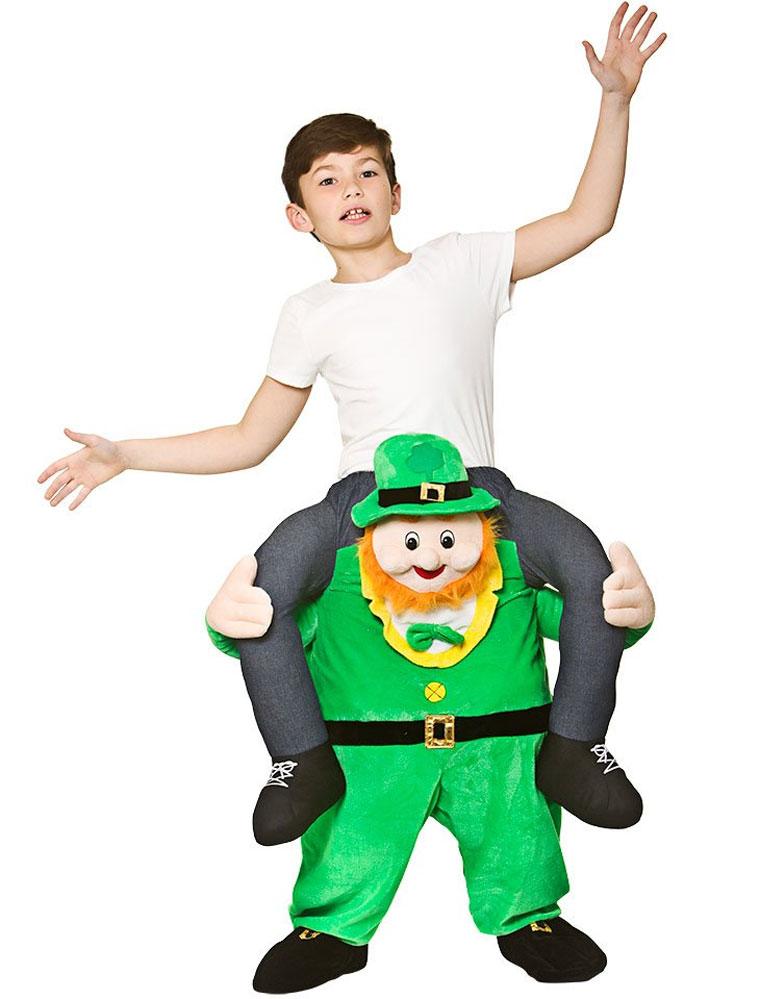 Carry Me Leprechaun Fancy Dress Costume for Chldren by Wicked CMC-8780 available here at Karnival Costumes online party shop
