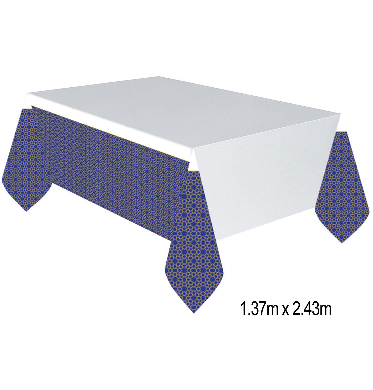Eid Plastic Tablecover 1.37m x 2.43m by Amscan 571962 available here at Karnival Costumes online party shop