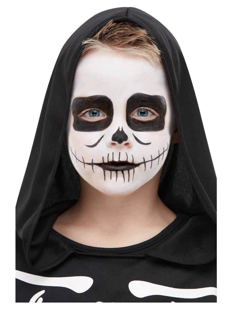 Skeleton / Ghost Makeup Kit by Smiffy 50908 available here at Karnival Costumes online Halloween party shop