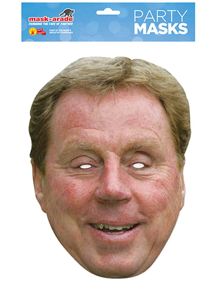 Football Celebrity Harry Redknapp Face Mask by Mask-erade HREDK01 available here at Karnival Costumes online party shop