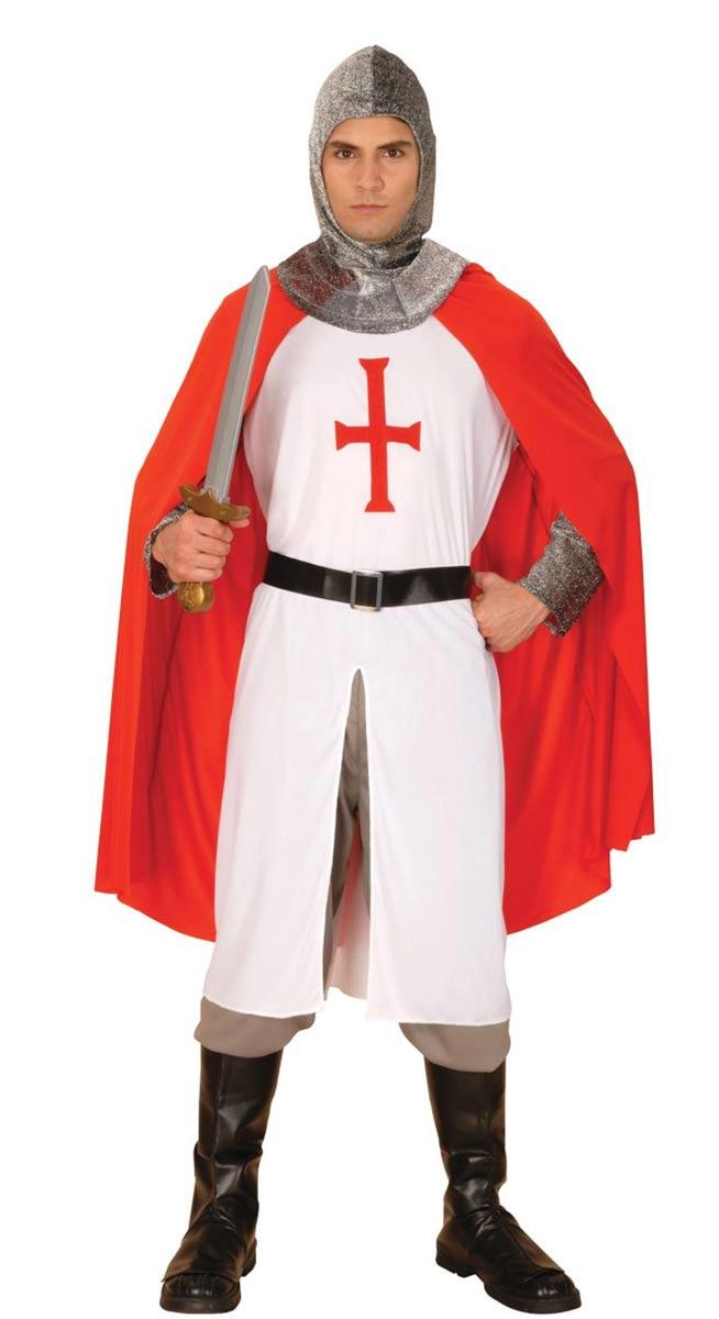 St George Crusader Knight Costume by Bristol Novelties AC880 available here at Karnival Costumes online party shop
