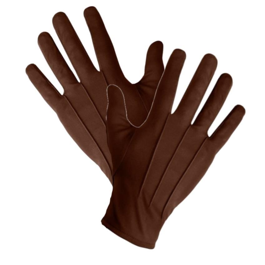 Mens Brown Dress Gloves by Widmann 1467M available here at Karnival Costumes online party shop