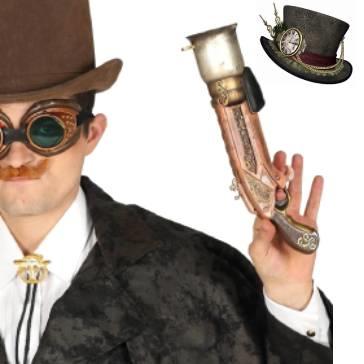 Steampunk costume weapons for men and women. Large selection available here at Karnival Costumes online party shop