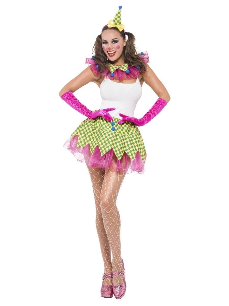 Fever range Clown Dress-Up kit for women by Smiffys 43945 available here at Karnival Costumes online party shop