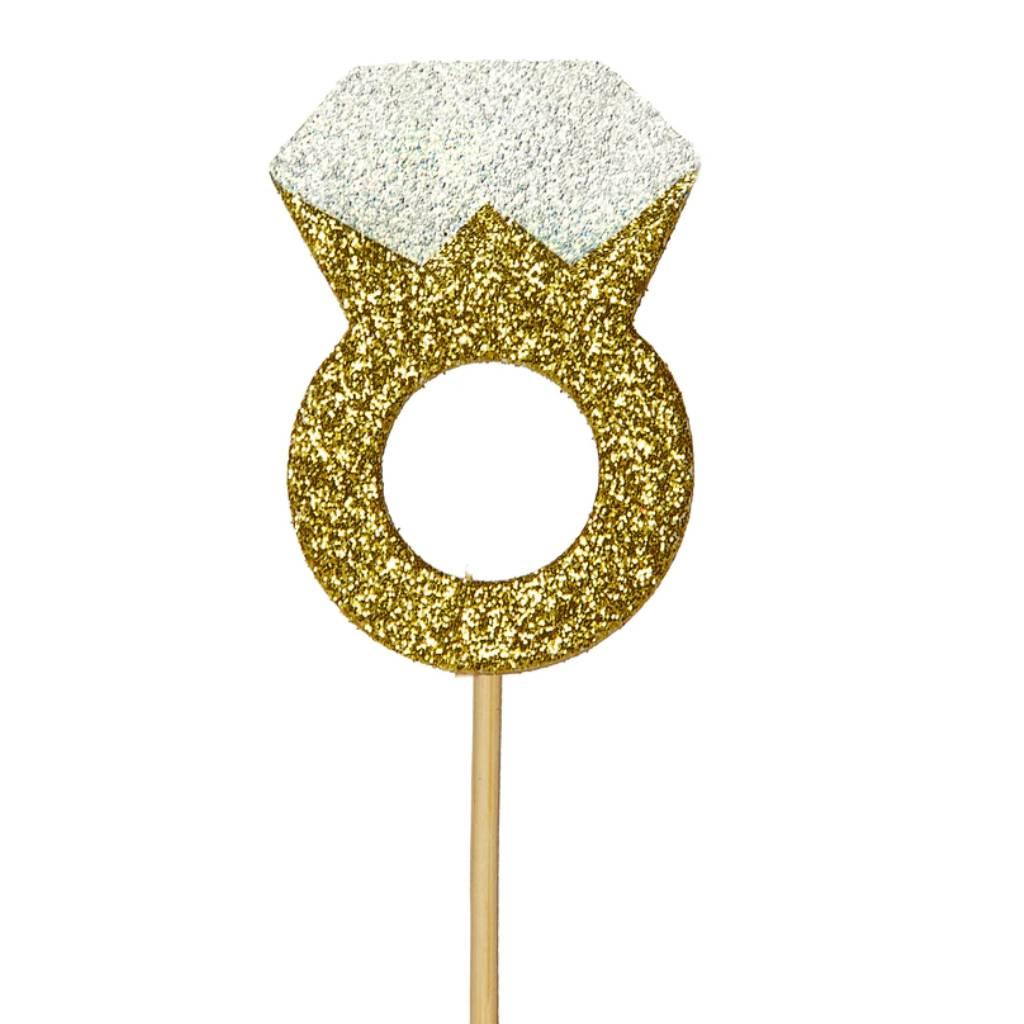Engagement Ring  Cupcake Toppers pk12 by Creative Party J058 available here at Karnival Costumes online party shop