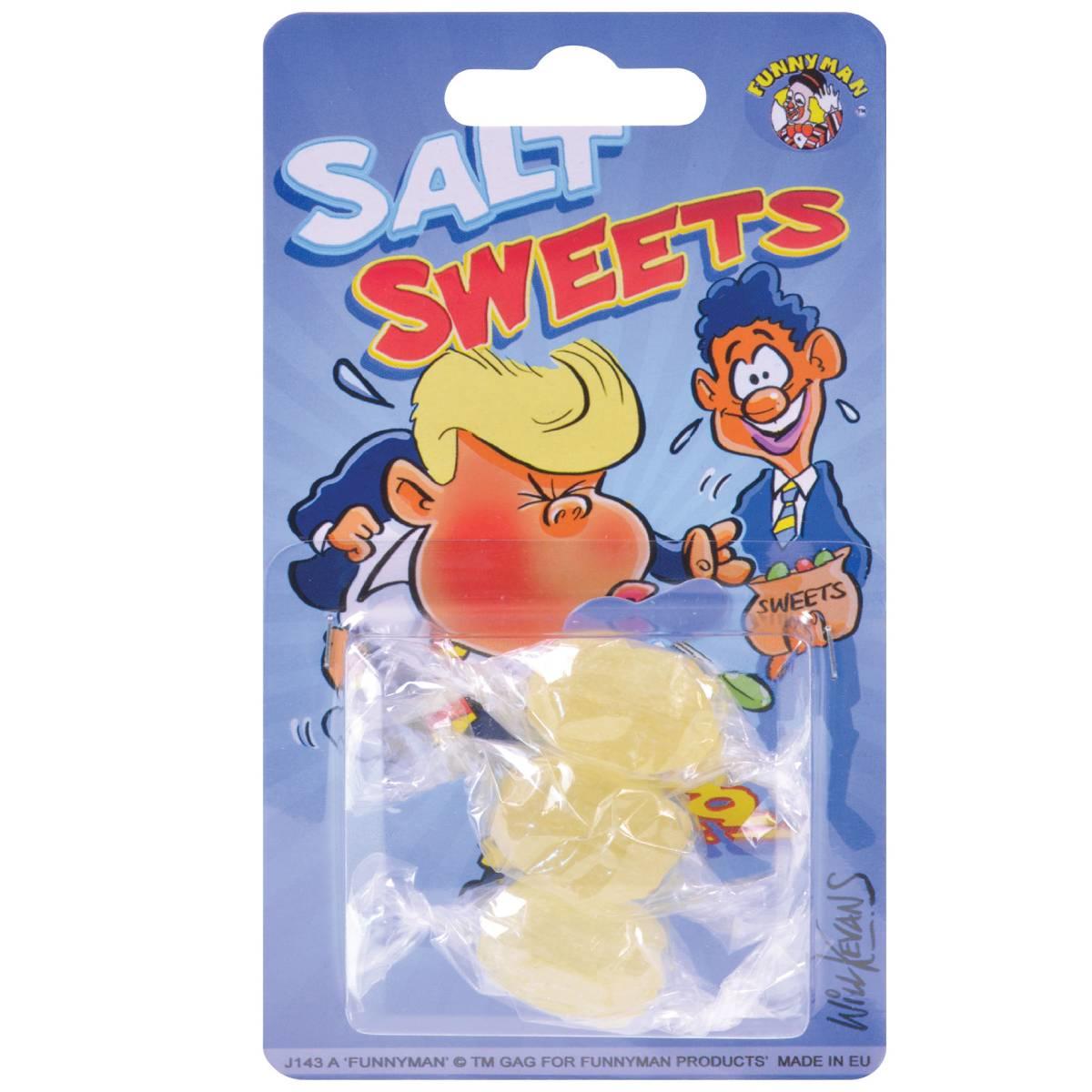 Pack of 3 Salt Sweets by Funnyman J143 /GJ468 available here at Karnival Costumes online party shop