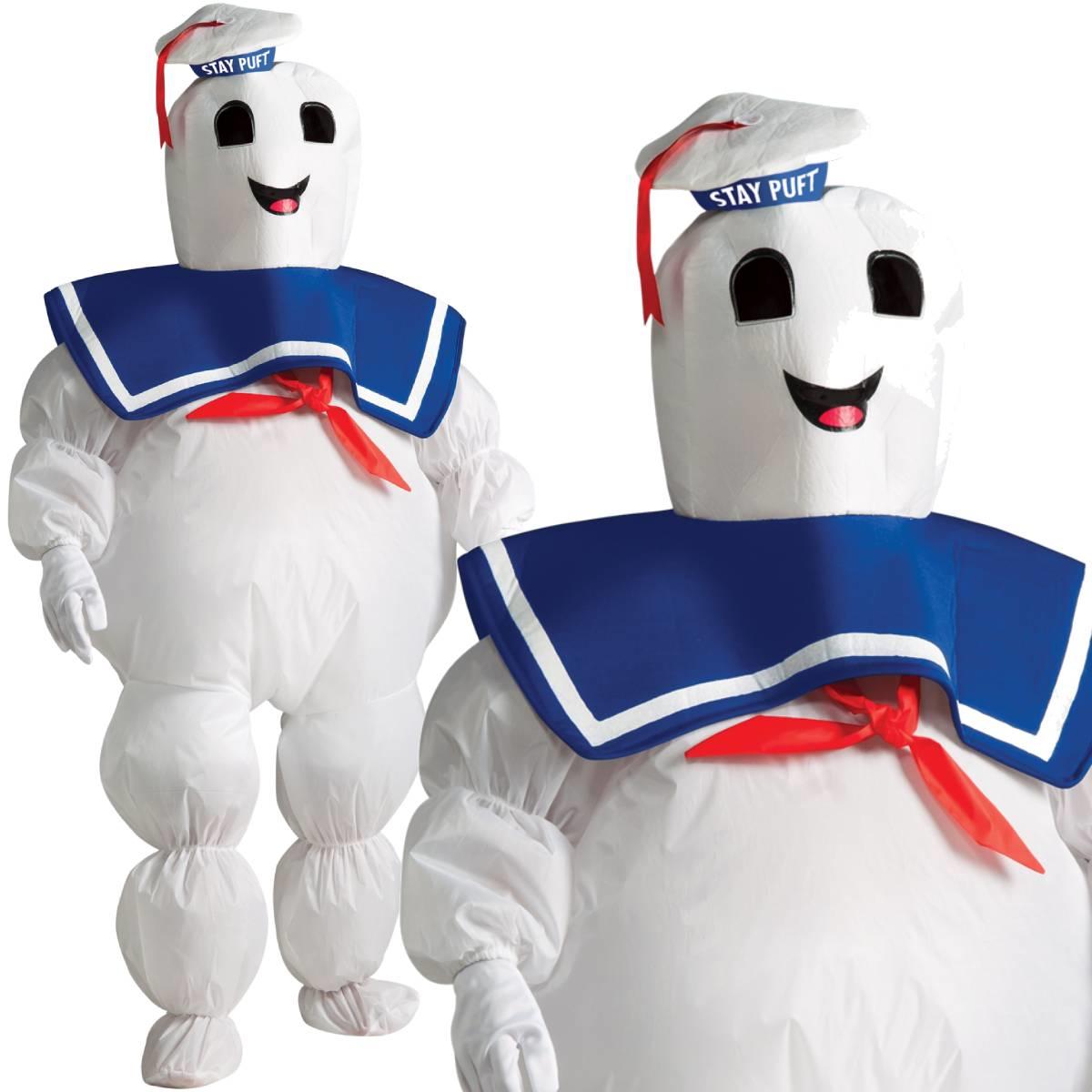 Ghostbusters Stay Puft Inflatable Fancy Dress Costume for Children by Rubies 884331 available here at Karnival Costumes online party shop