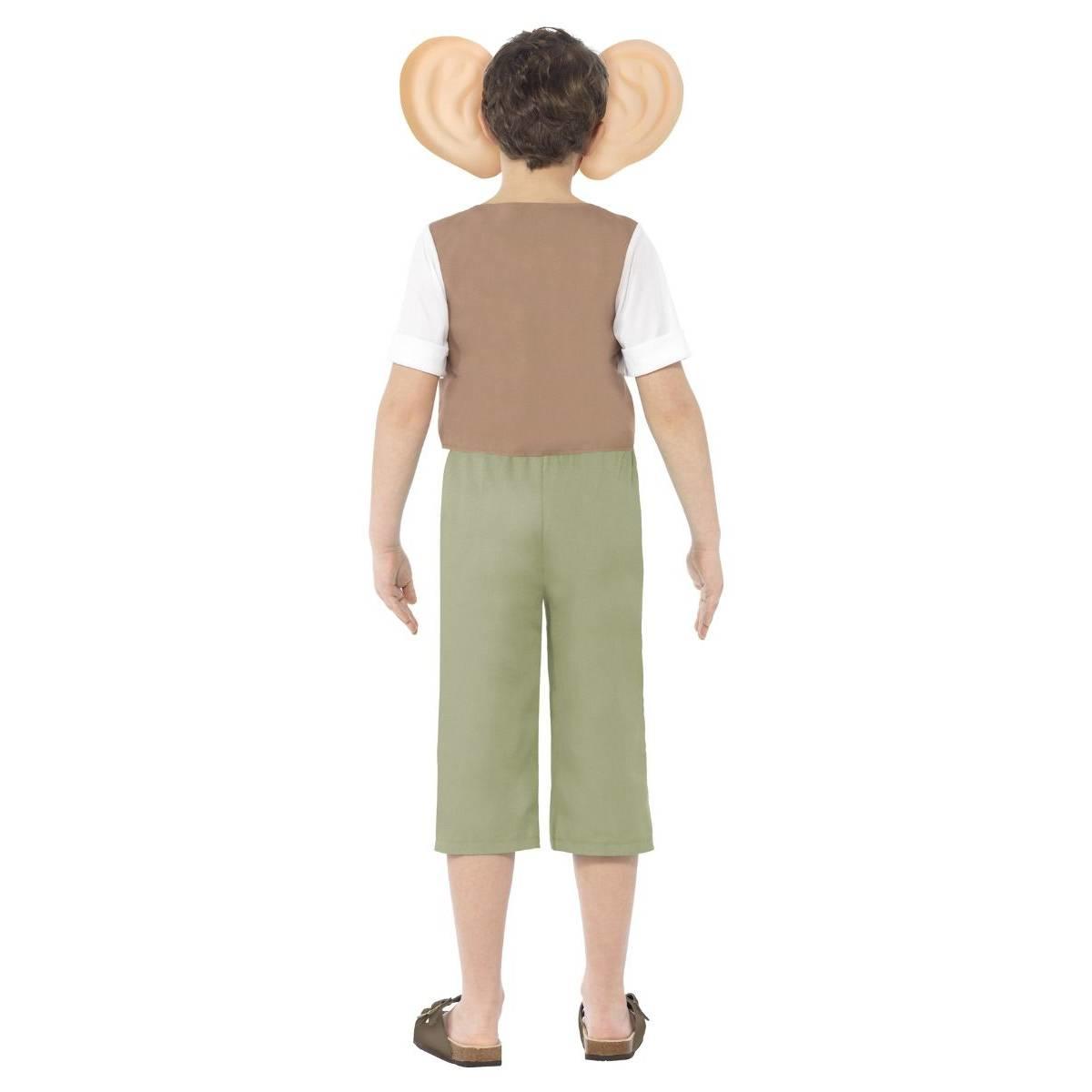 Back view of Roald Dahl BFG Fancy Dress Costume for Children by Smiffys 27145 available here at Karnival Costumes online party shop