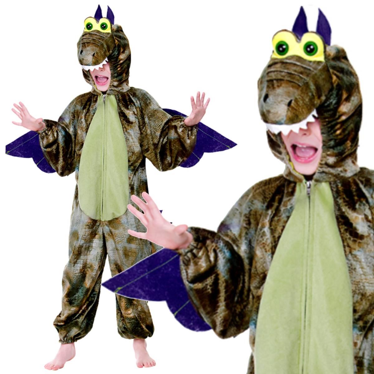 Exciting Jurassic Park inspired kid's Dinosaur Fancy Dress Costume by Wicked KA-4429 available here at Karnival Costumes online party shop