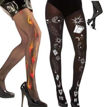 Women's themed tights for costume and role-play dress-up. Great selection of std and large pantyhose hosiery all available here at Karnival Costumes online party shop.