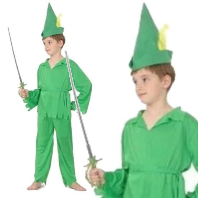 Boy's Peter Pan or Robin Hood Fancy Dress Costume 10015 available here at Karnival Costumes online party shop