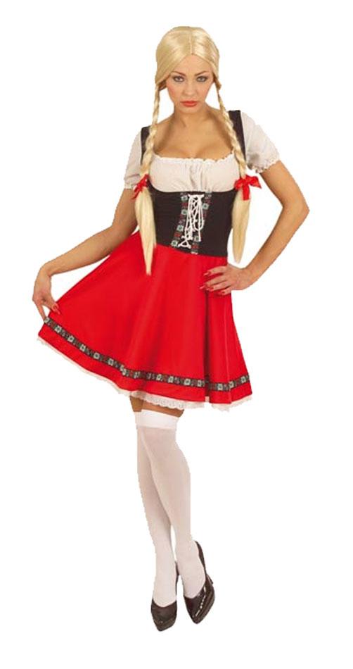 Bavarian Heidi Oktoberfest Beer Maid Fancy Dress Costume by Widmann 5677T available from a big selection here at Karnival Costumes online party shop