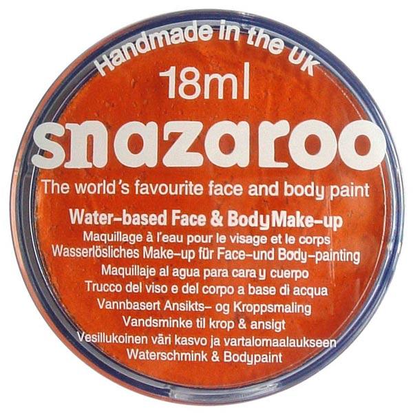 Snazaroo Face Paint 1118531 Sparkle Orange Face and Body Paint available here at Karnival Costumes online party shop