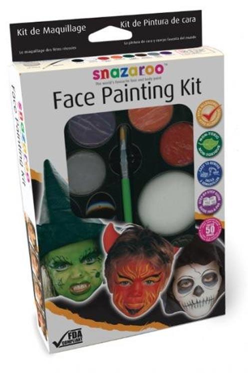 Halloween Face Paint Kit by Snazaroo 1180118 available from a collection of make-up and other effects at Karnival Costumes online party shop