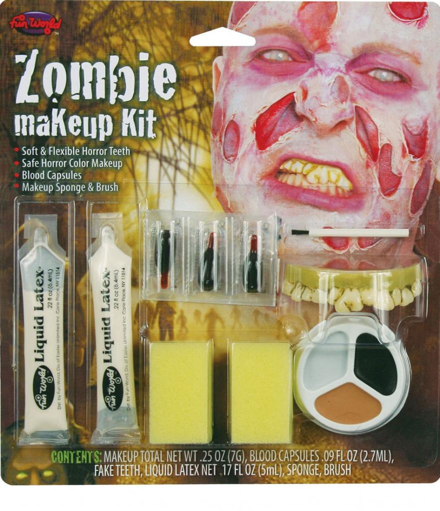 Zombie Make-up and Accessories Set from Karnival Costumes