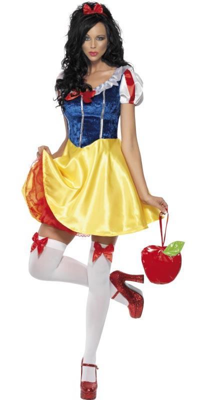 Sexy Fairytale Snow White Fancy Dress Costume