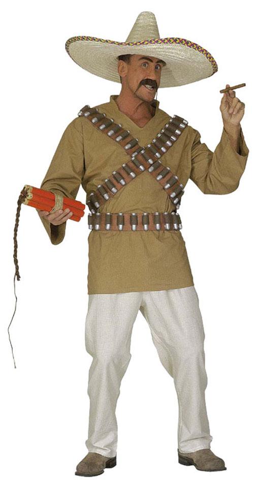 Mexican Bandit Costume for Men by Widmann 4466M available here at Karnival Costumes online party shop
