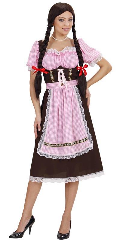 Bavarian Woman Costume for Oktoberfest  by Widmann 07345 available in all sizes available here at Karnival Costumes online party shop