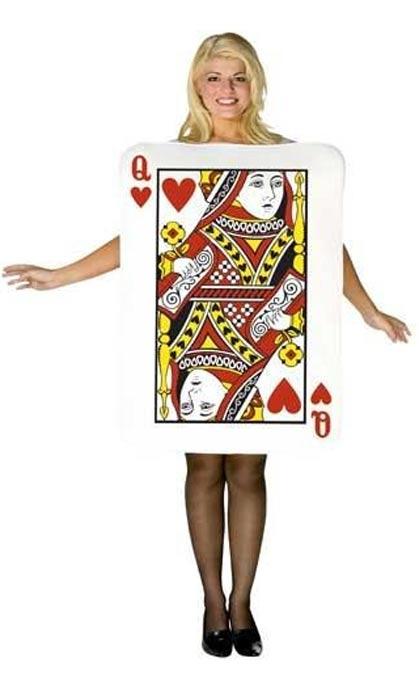 Queen of Hearts Playing Card Fancy Dress Costume