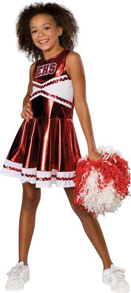 Deluxe Cheerleader Deluxe Fancy Dress Costume