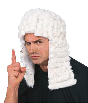 Judge's Wig - White