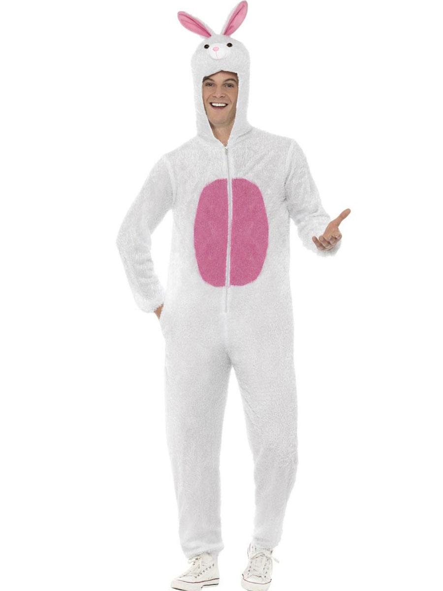 Adult's Unisex Bunny Rabbit Costume by Smiffys 31682 available here at Karnival Costumes online party shop