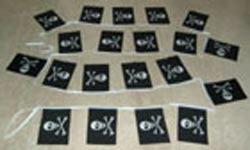 Pirate Bunting Skull and Crossbones - 6 mtrs