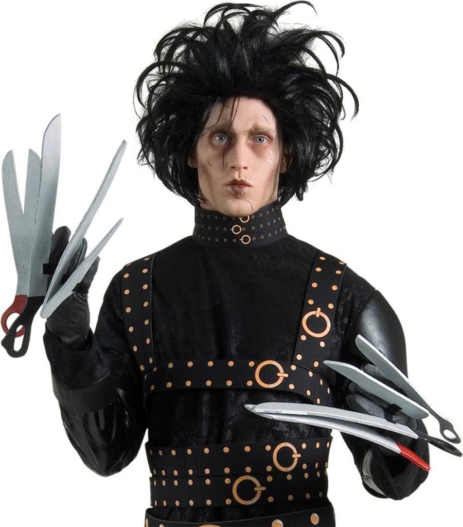 Edward Scissorhands Deluxe Gloves by Rubies 7722 available here at Karnival Costumes online party shop