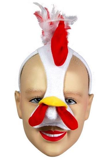 Chicken Mask with Sound by Bristol Novelties EM152 available here at Karnival Costumes online party shop